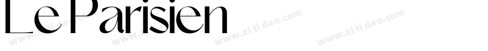 Le Parisien字体转换